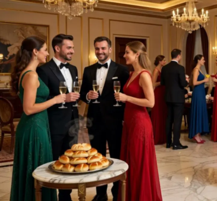 Elegáns társasági esemény és vacsora a SocialVenueClub világos enteriőrjében
